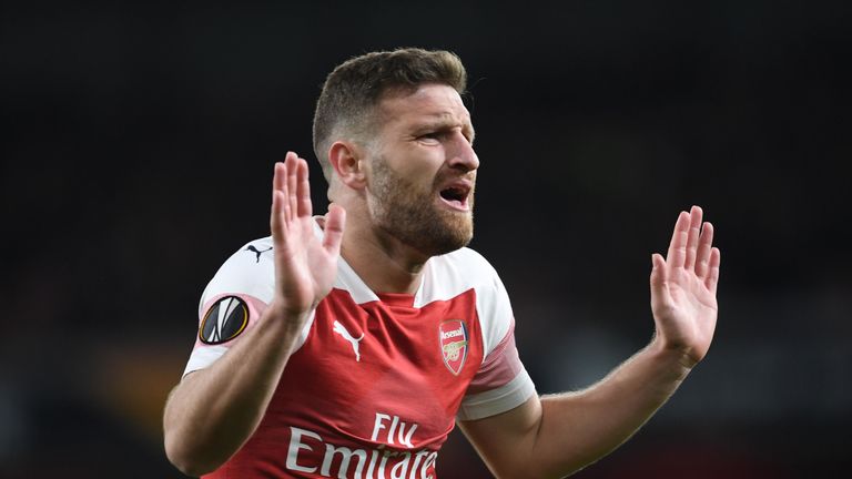 Shkodran Mustafi's performances have come under fire this season 