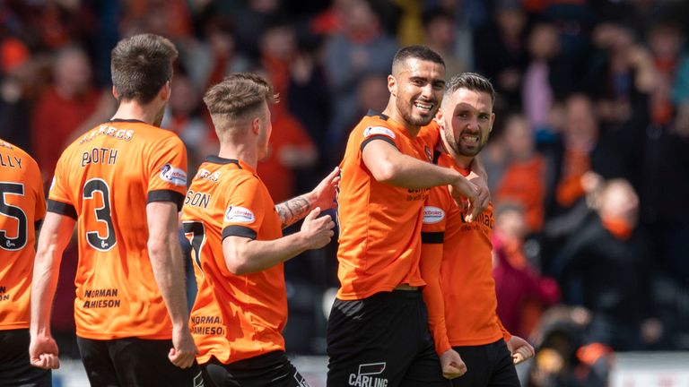 Nicky Clark scored for Dundee United