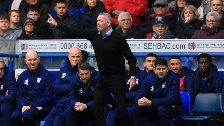 Ipswich boss Paul Lambert was delighted with his team's display