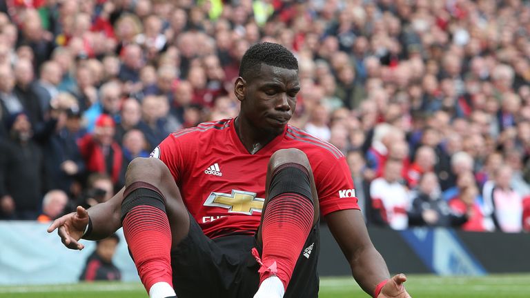 Pogba&#39;s form is under the spotlight after an initial spike under Ole Gunnar Solskjaer