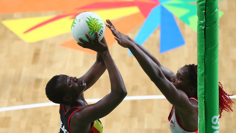 Peace Proscovia of the Uganda She Cranes at the Commonwealth Games on the Gold Coast