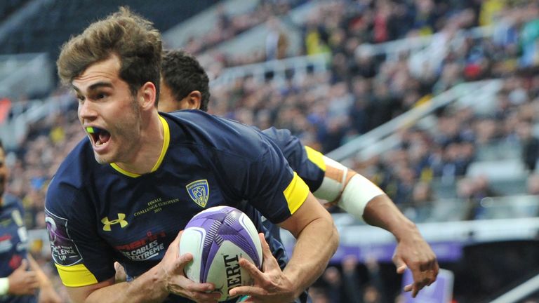 Damian Penaud was one of three try scorers as Clermont won their first European final since 2007