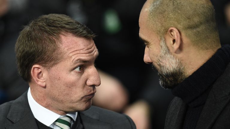 Brendan Rodgers, Pep Guardiola