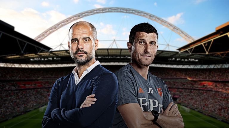 Manchester City will look to seal an unprecedented domestic treble on Saturday