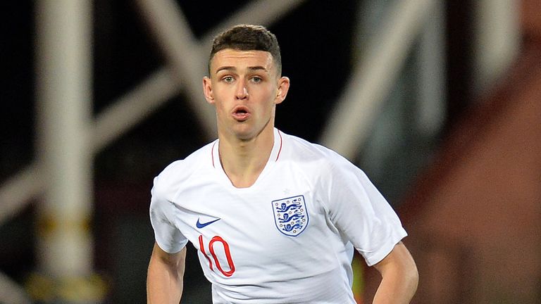 Manchester City's Phil Foden looks likely to be included in Aidy Boothroyd's squad