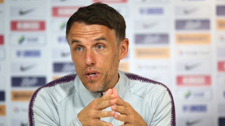 Phil Neville will lead England in their final World Cup warm-up game against New Zealand at the Amex Stadium 