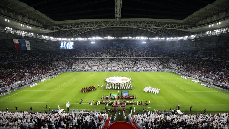 The 40,000 Al-Wakrah stadium is the second to be unveiled ahead of the 2022 FIFA World Cup.