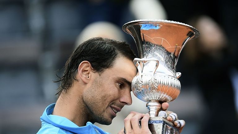 Rafael Nadal beat Novak Djokovic to win the Rome Masters to move one clear of the world No 1 in all-time Masters title