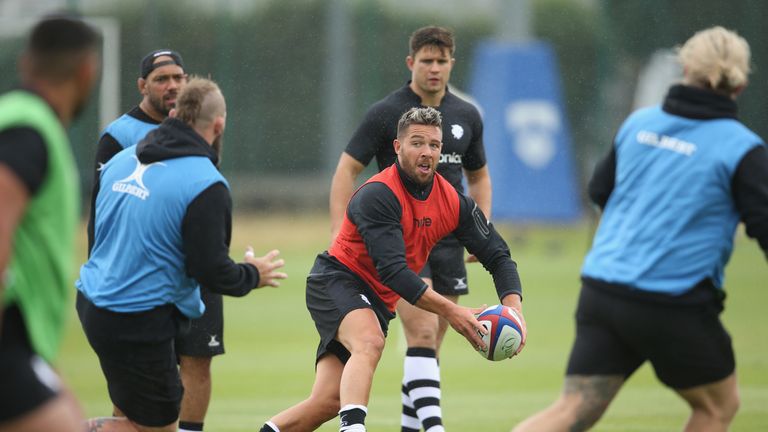 Wales international Rhys Webb starts at scrum-half for the Baa-Baas