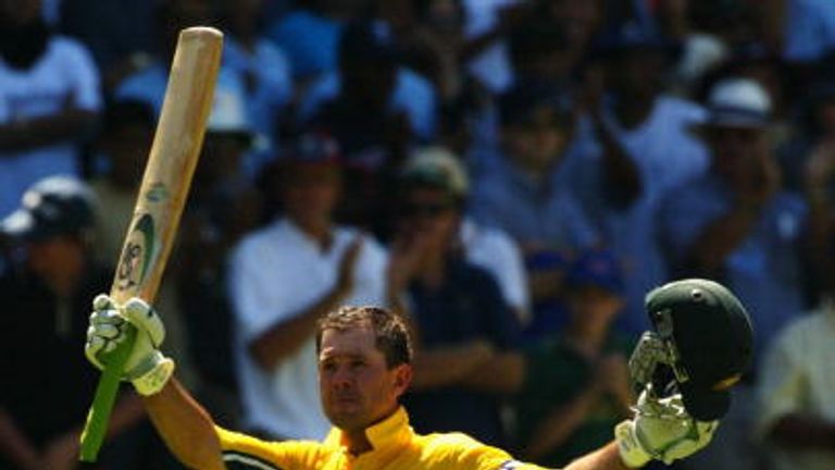 Ricky Ponting strikes 140 not out in the 2003 final
