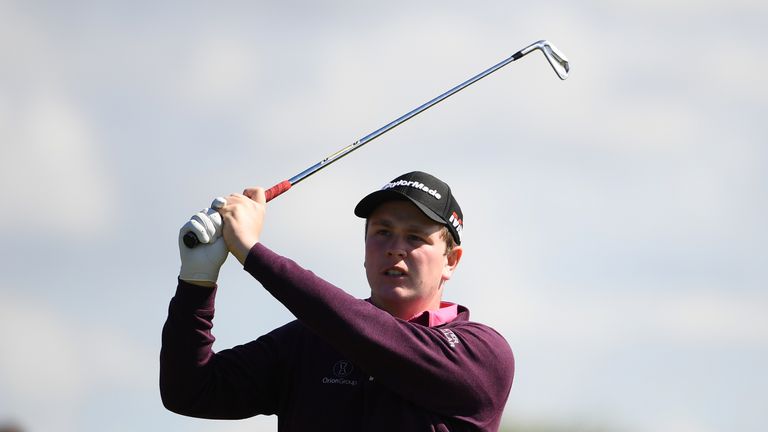 Robert MacIntyre during the final round of the British Masters
