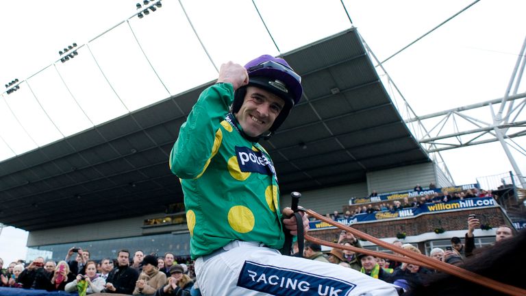 Irish jockey Ruby Walsh riding Kauto Star  