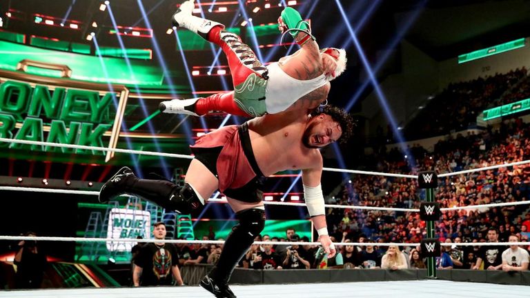 Samoa Joe lost the US title to Rey Mysterio in one of three title changes at Money In The Bank