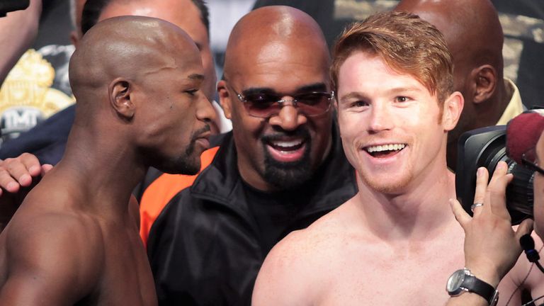 Saul Alvarez, Floyd Mayweather
