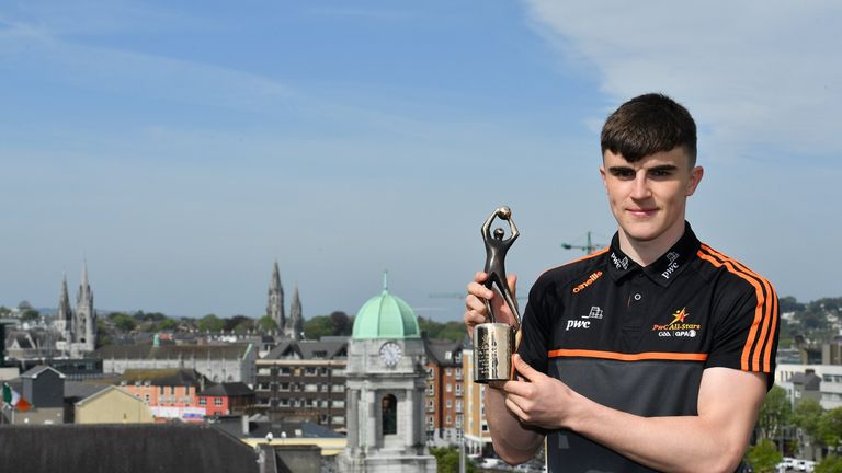 Sean O'Shea of Kerry was voted as the PwC GAA/GPA Players of the Month for April in football