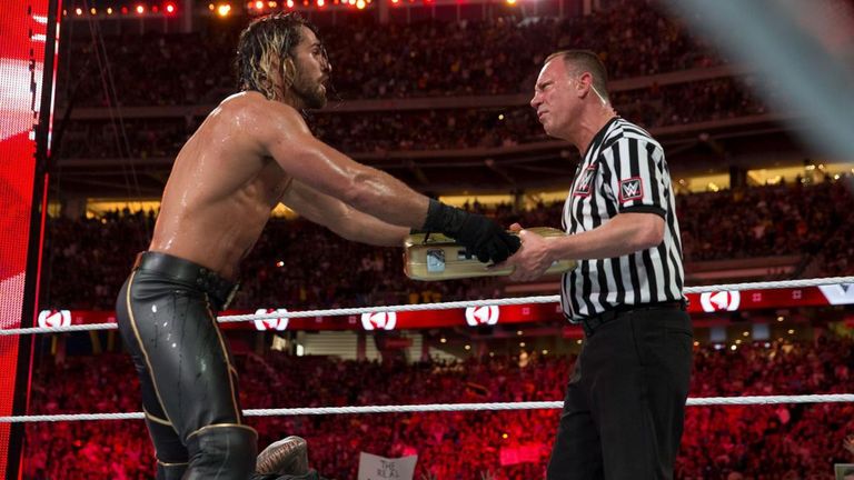 Seth Rollins provided arguably the most memorable Money In The Bank cash-in when he traded the briefcase for a title shot at WrestleMania 31