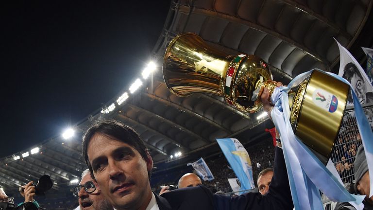 Simone Inzaghi has brought silverware back to Lazio after a five-year absence