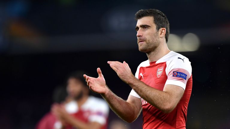 Sokratis says Arsenal must &#34;respect&#34; Chelsea as opponents ahead of the Europa League final.