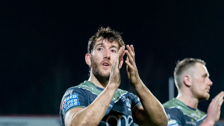 Picture by Allan McKenzie/SWpix.com - 21/03/2019 - Rugby League - Betfred Super League - Wakefield Trinity v Warrington Wolves - The Mobile Rocket Stadium, Wakefield, England - Stefan Ratchford.