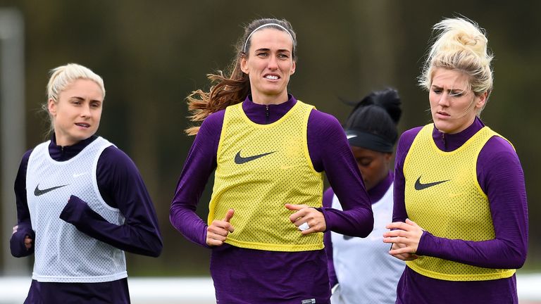 England Women stalwarts Steph Houghton, Jill Scott and Millie Bright are all hoping to be in Phil Neville's 23-player World Cup Squad