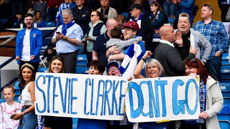 'Stay, stay, stay' were the cries from Kilmarnock supporters