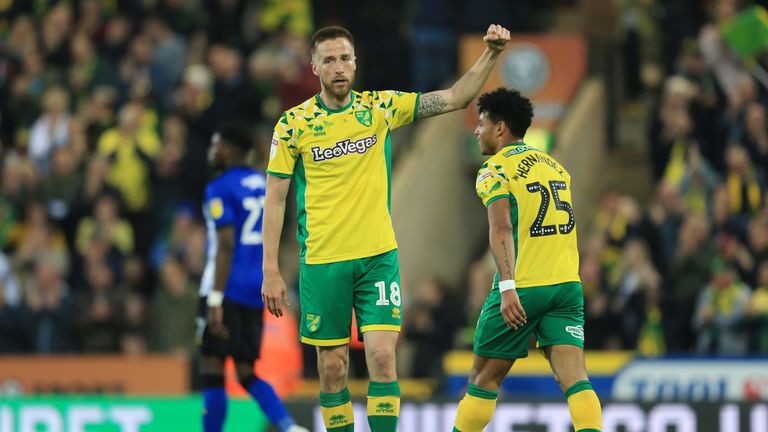 Marco Stiepermann scored nine league goals in Norwich's title-winning season