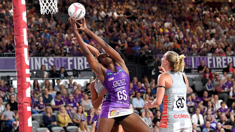 Super Netball in Australia attracts the biggest names in sold-out arenas - the goal for Adams and the Superleague