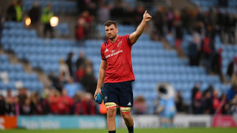 Tadhg Beirne is signed with Munster through June, 2022