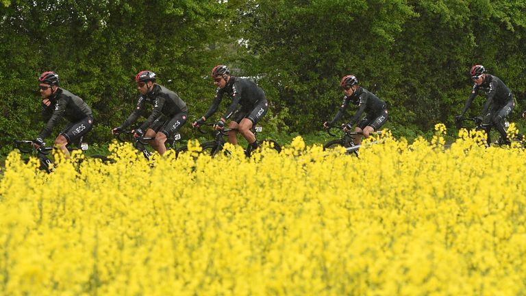 Team Ineos picked up their first win