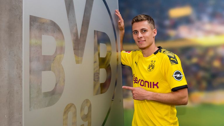 Borussia Dortmund unveils new signing Thorgan Hazard
