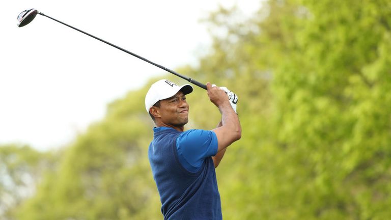 Tiger Woods suffered a tough start to his opening round in New York