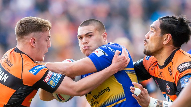 Leeds lost Tui Lolohea to injury in the first half