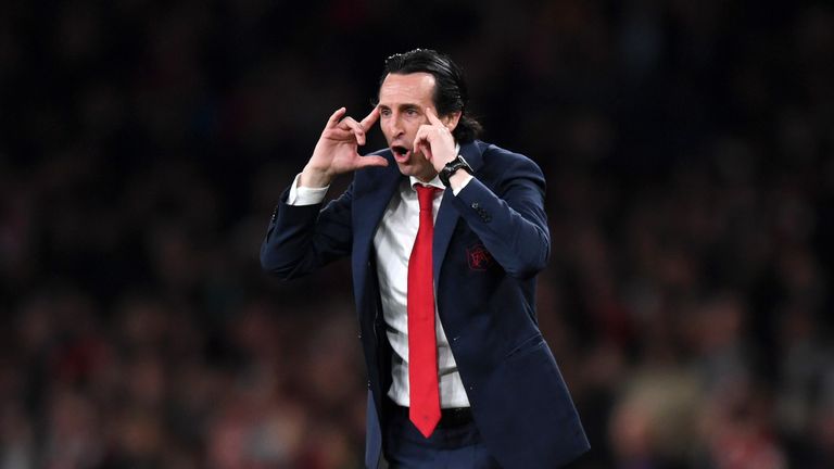Unai Emery wants his Arsenal players to keep their concentration with their Europa League semi-final with Valencia still '50/50'