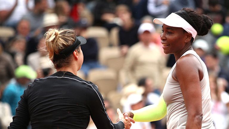 Elina Svitolina proved too strong for Venus Williams in Paris, losing just six games on her way to the second round