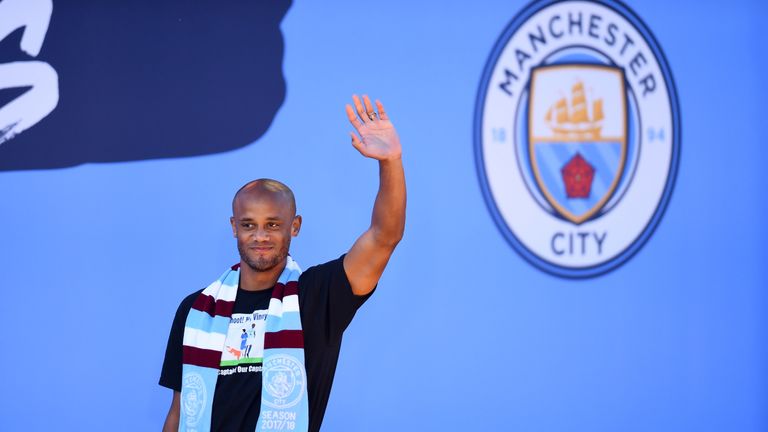 Vincent Kompany is leaving Manchester City after leading them to a domestic treble