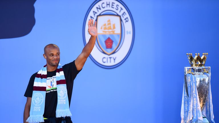 Vincent Kompany departs Manchester City after winning four Premier League titles, two FA Cups and four League Cups.