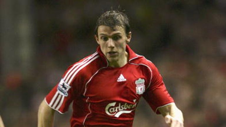 Warnock in action for Liverpool