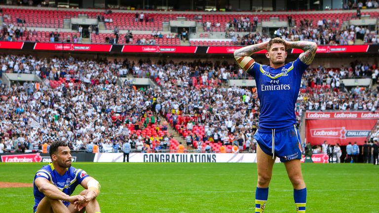 Warrington were beaten by  Hull FC at Wembley three years ago in the competition