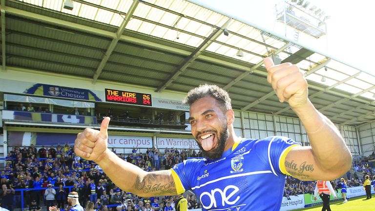 Ryan Atkins celebrates his side's victory