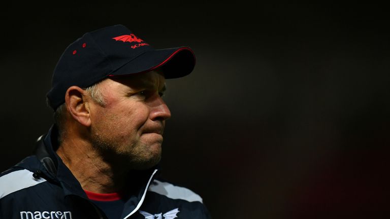LLANELLI, WALES - DECEMBER 07: Wayne Pivac, Scarlets Head Coach, is pictured during the Champions Cup match between Scarlets and Ulster Rugby at Parc y Scarlets on December 07, 2018 in Llanelli, United Kingdom. (Photo by Dan Mullan/Getty Images)