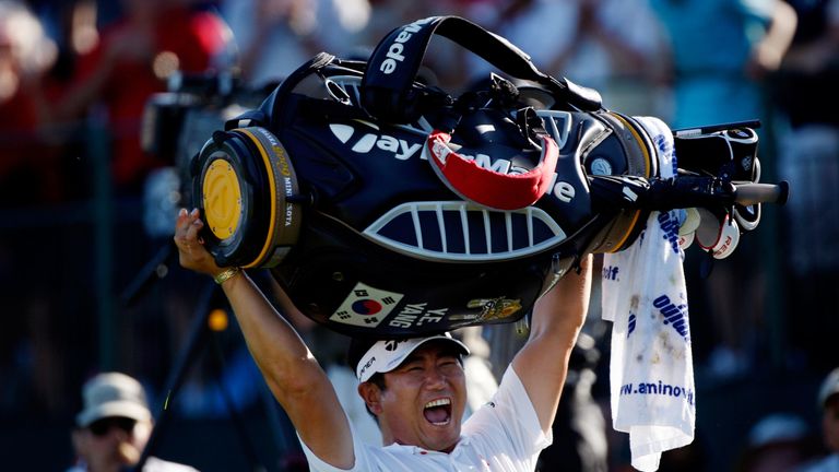 during the final round of the 91st PGA Championship at Hazeltine National Golf Club on August 16, 2009 in Chaska, Minnesota.