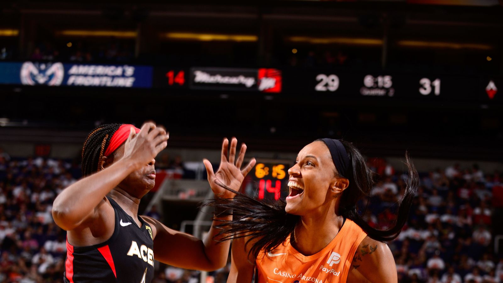 WNBA Essence Carson scores 20 points as Phoenix Mercury beat Las Vegas Aces NBA News Sky Sports