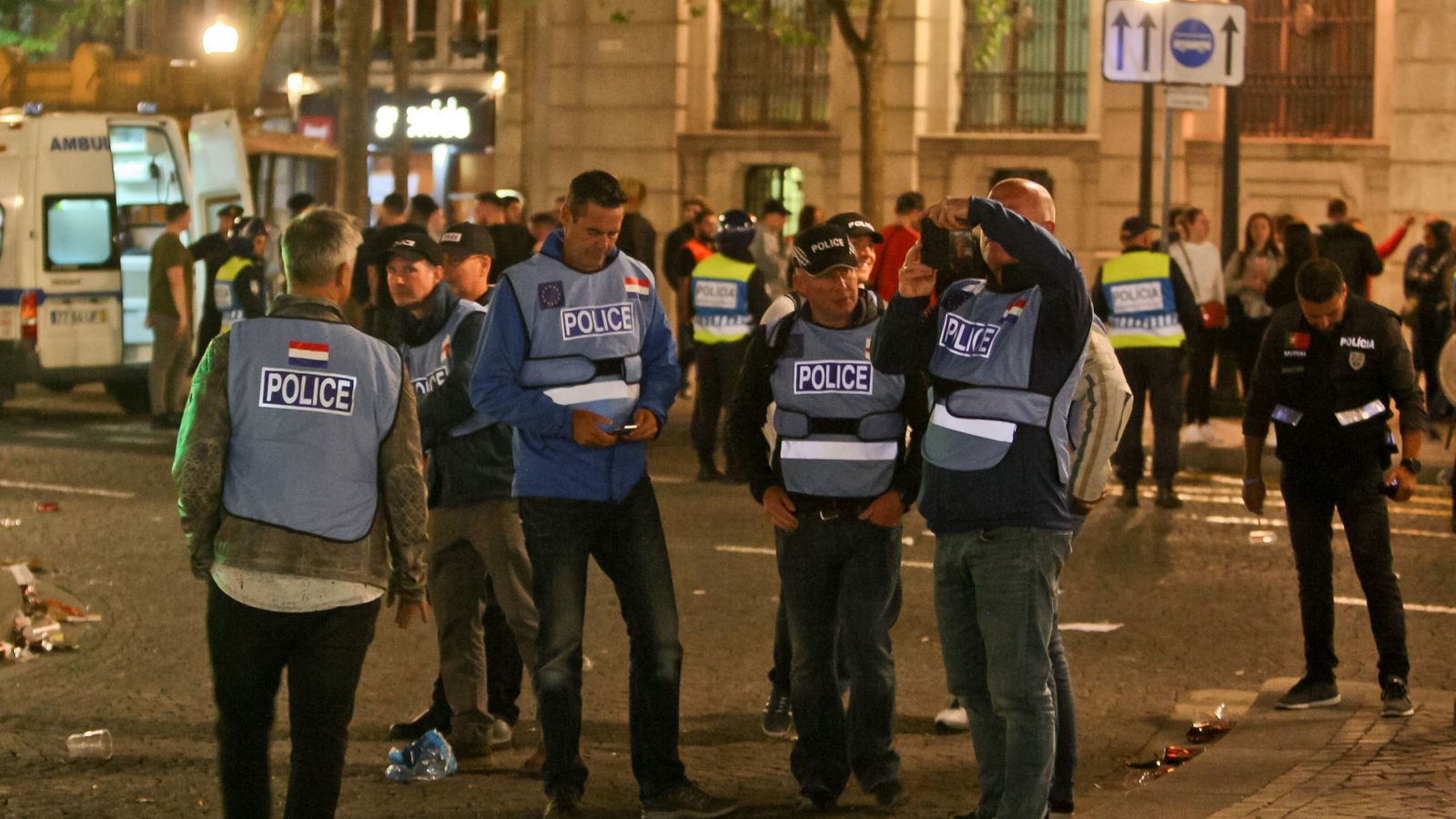 England fans clash with police in Portugal ahead of Nations League semi ...