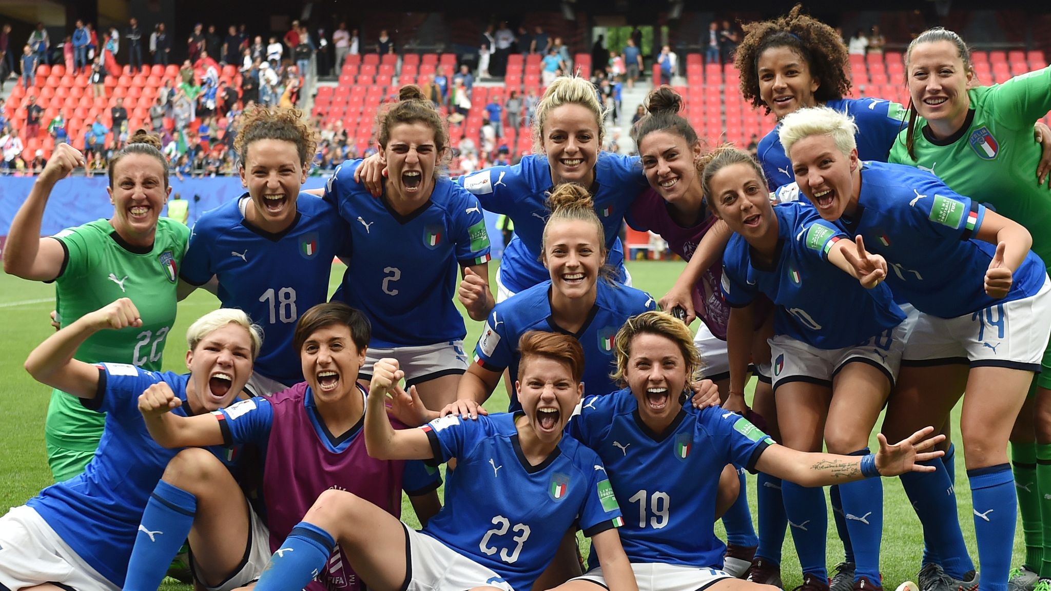 Women's World Cup round-up: Italy stun Australia as Cristiane treble ...