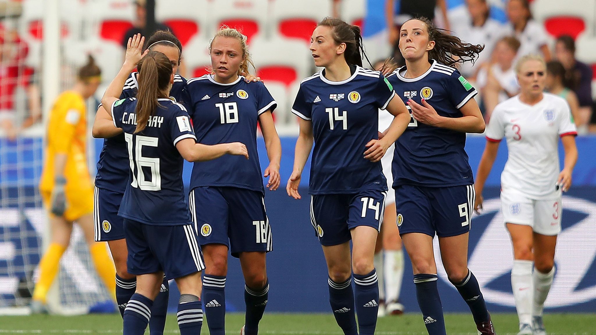 England Women 2-1 Scotland Women: Lionesses hold off Scotland for ...