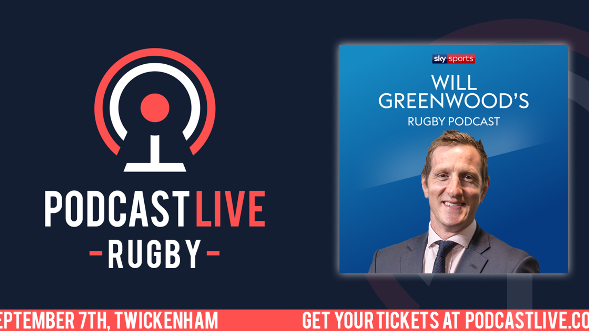 Will Greenwood Podcast confirmed for Podcast Live Rugby at Twickenham Rugby Union News Sky Sports
