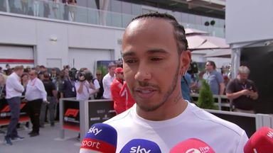 Hamilton happy with front row