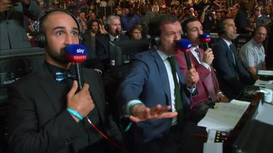 Commentators amazed by AJ knockdown
