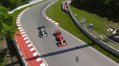 Vettel-Hamilton's near miss
