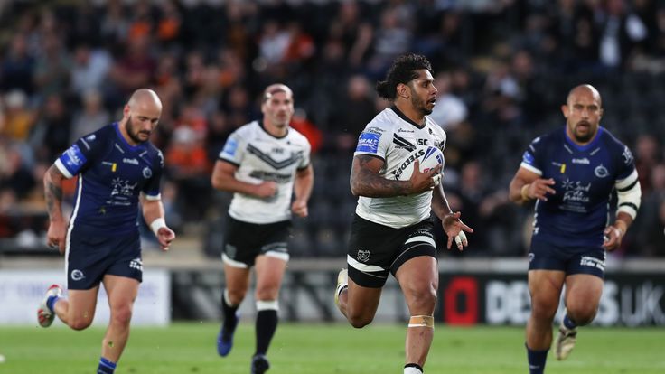 Picture by Ash Allen/SWpix.com - 30/05/2019 - Rugby League - Coral Challenge Cup - Hull FC v Catalans Dragons - KCOM Stadium, Kingston upon Hull, England - Albert Kelly of Hull FC. 